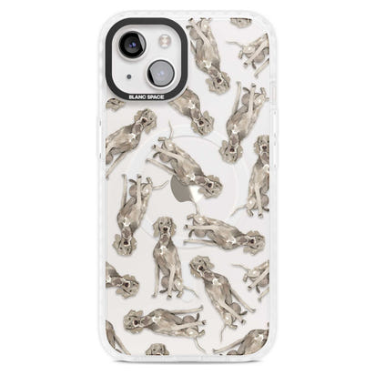 Weimaraner Watercolor Dog