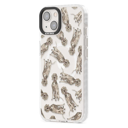 Weimaraner Watercolor Dog