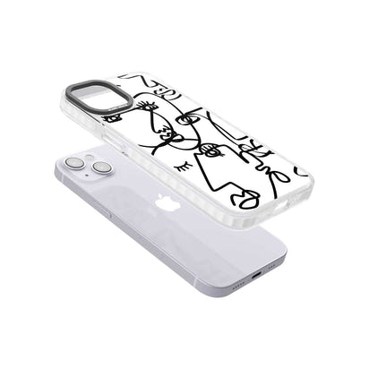 Art abstrait en noir et blanc