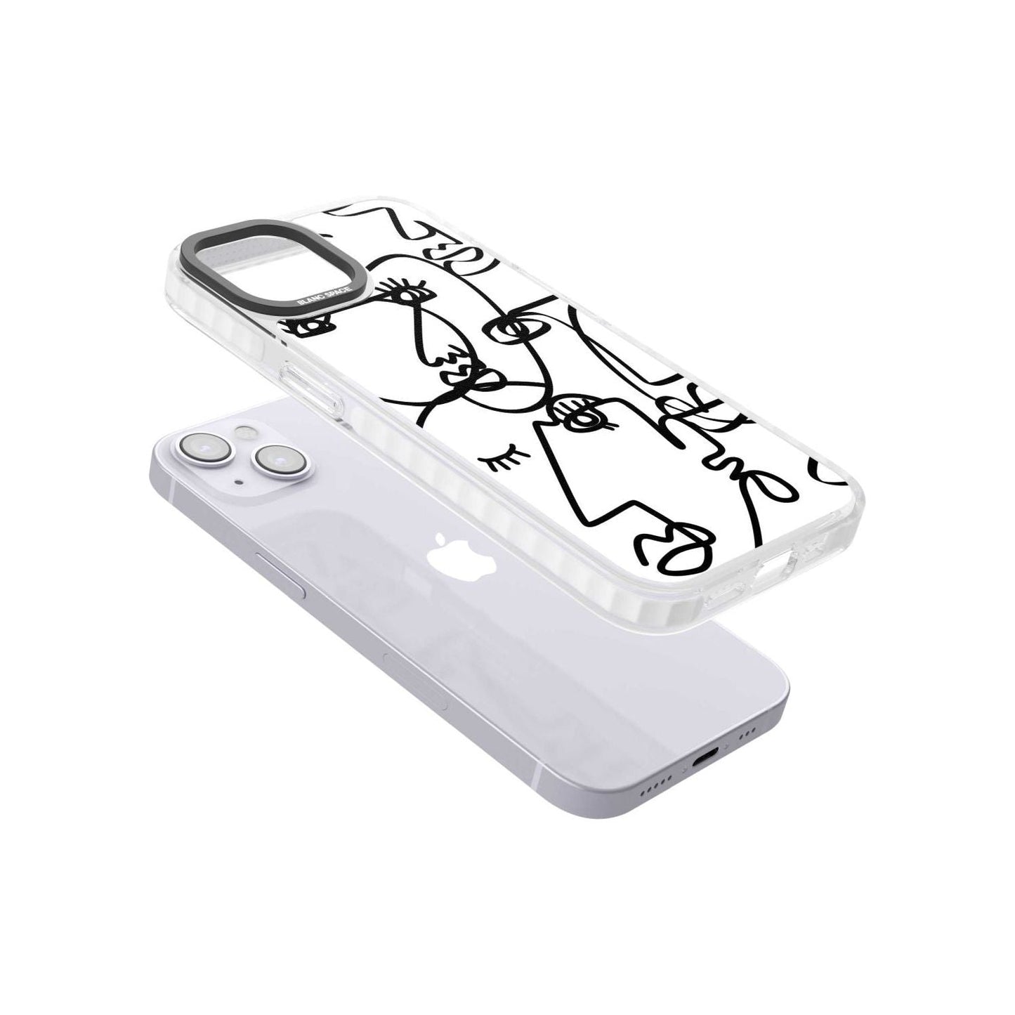 Art abstrait en noir et blanc