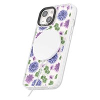 Purple Dahlias Floral