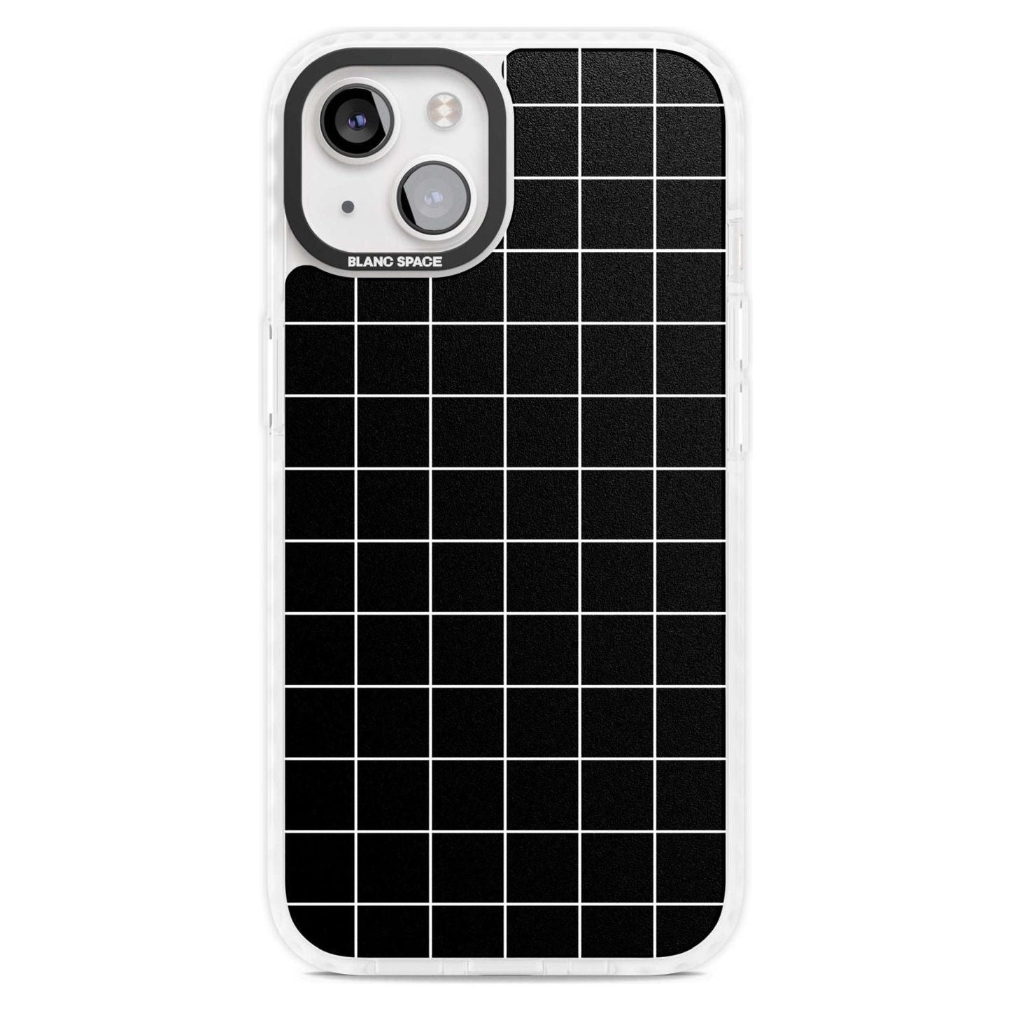 Minimalist Grid Pattern Black
