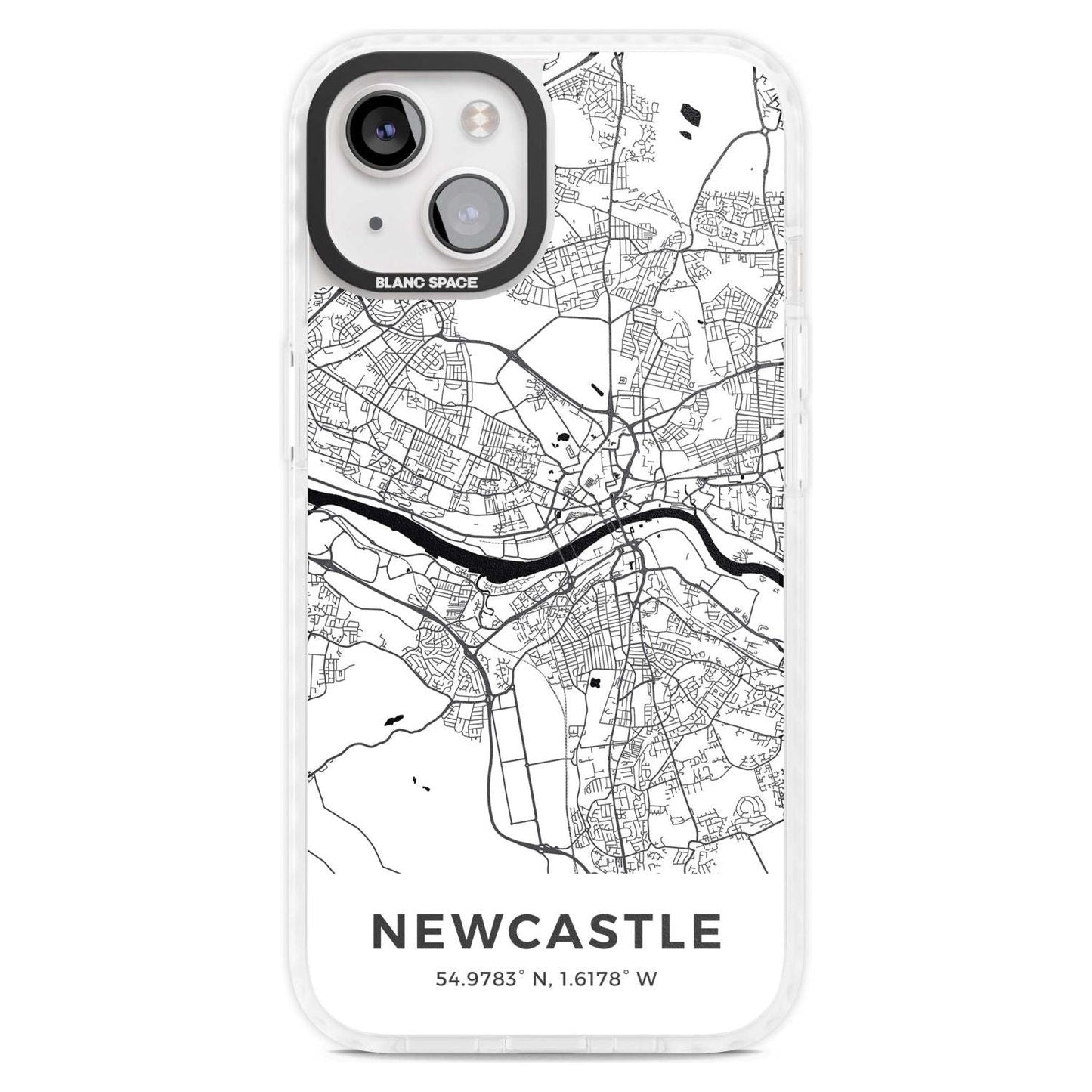 Stadtplan von Newcastle