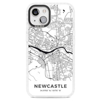 Stadtplan von Newcastle