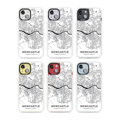 Stadtplan von Newcastle