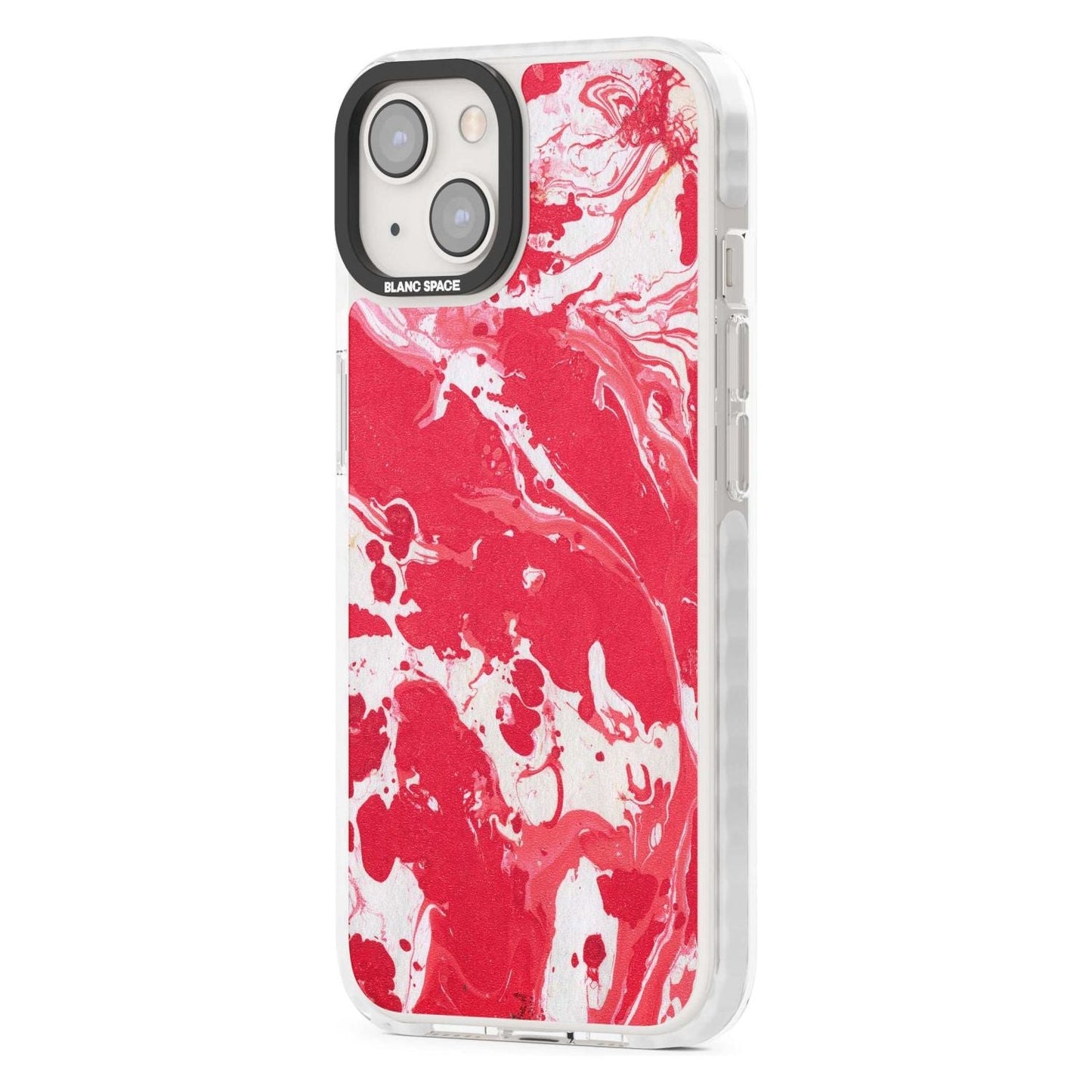 Red & White Marbled