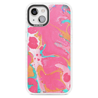 Vibrant Marbled Paper