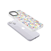 Motif rétro coloré