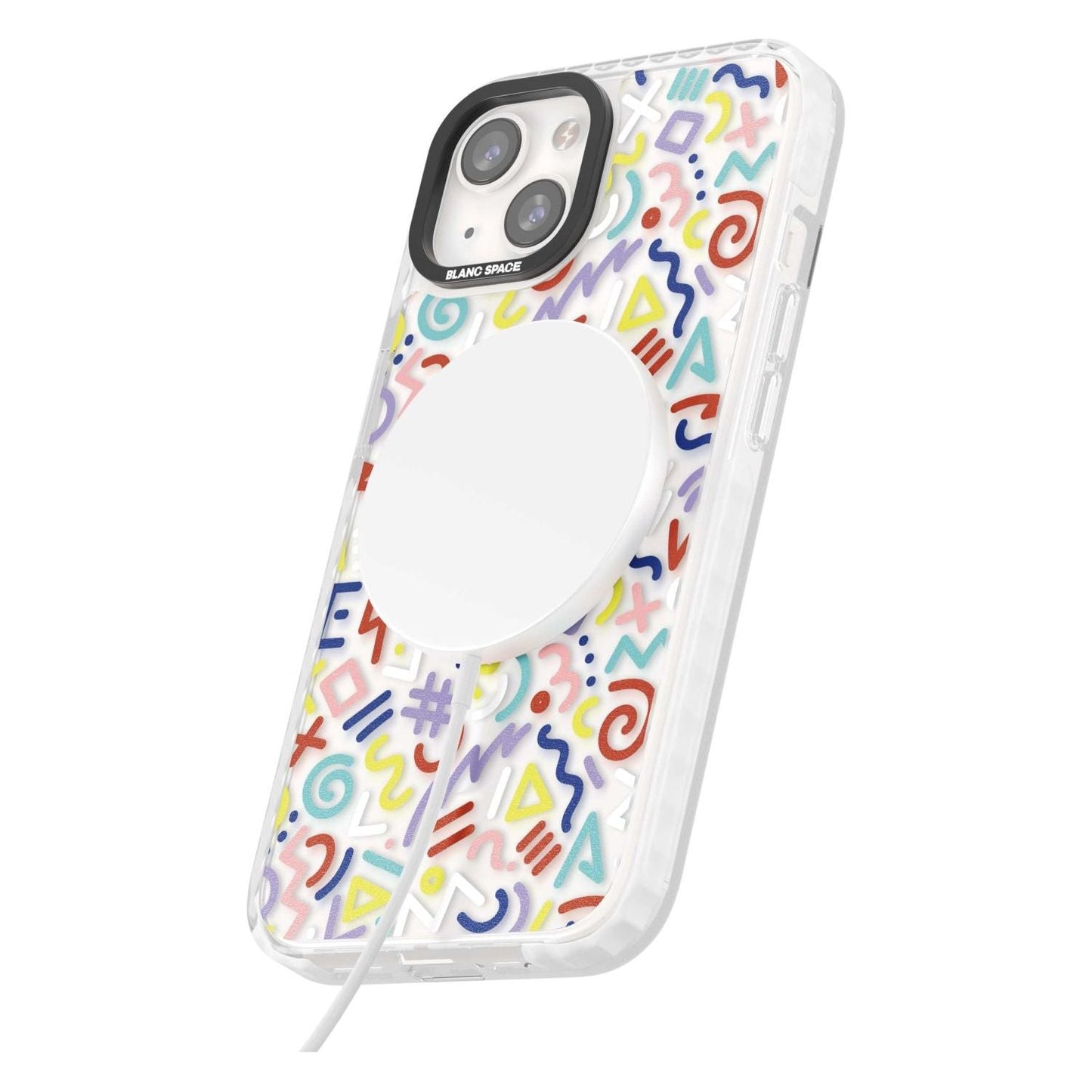 Motif rétro coloré