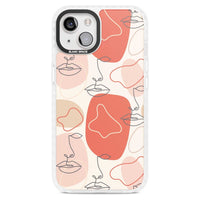 Abstract Face Line Art