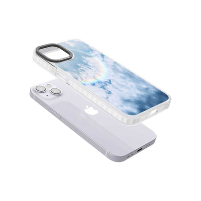 Pastellfarbener Regenbogenhimmel