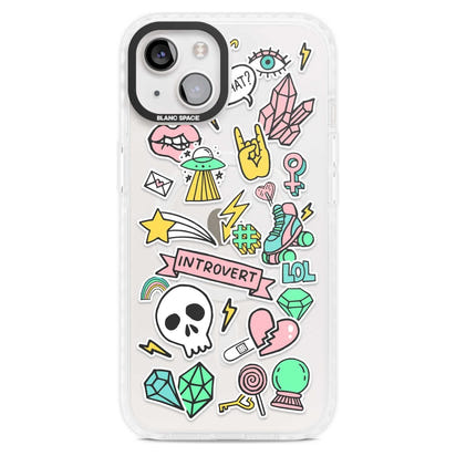 Autocollant introverti