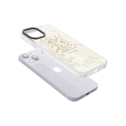 Goldenes Emblem des Wassermanns