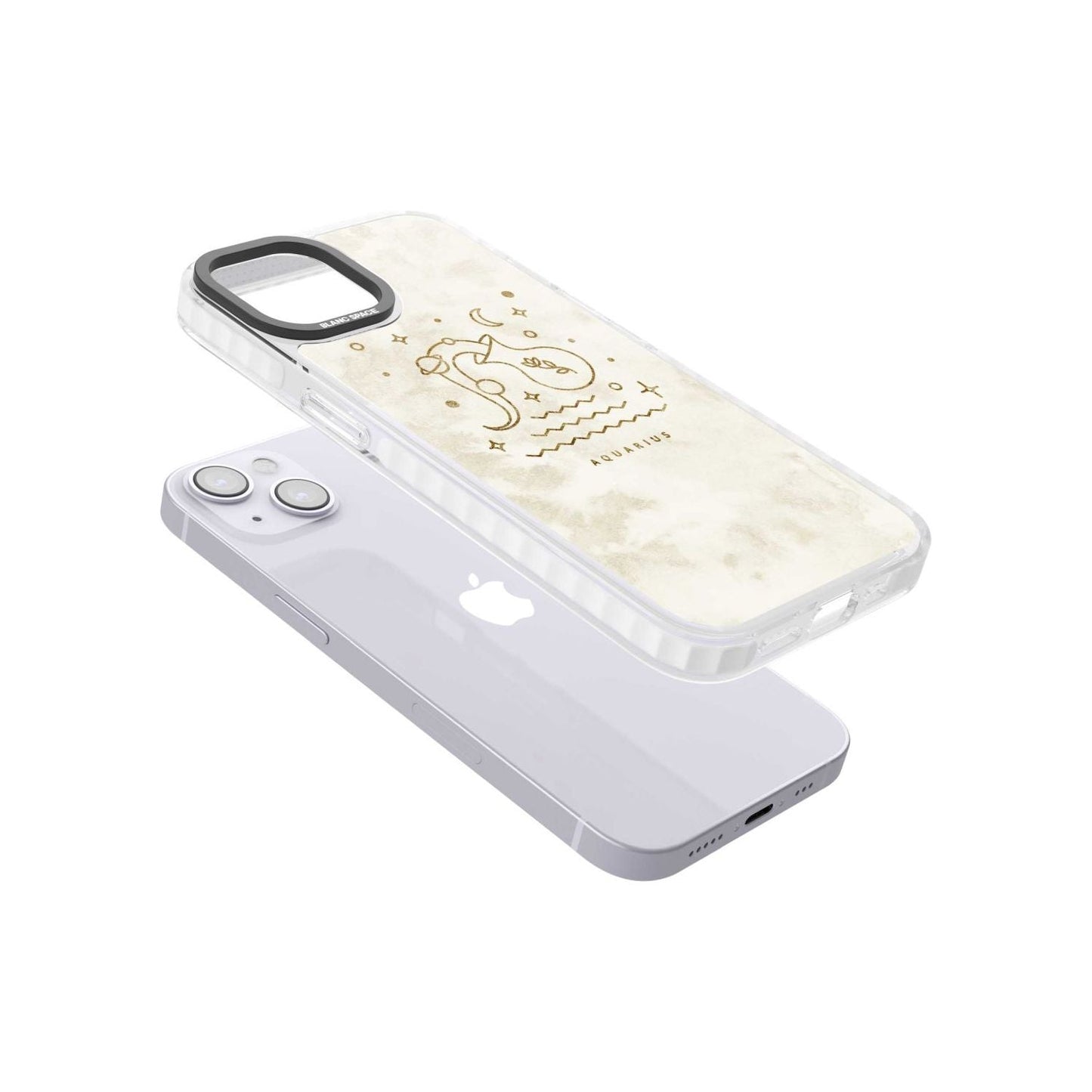 Goldenes Emblem des Wassermanns