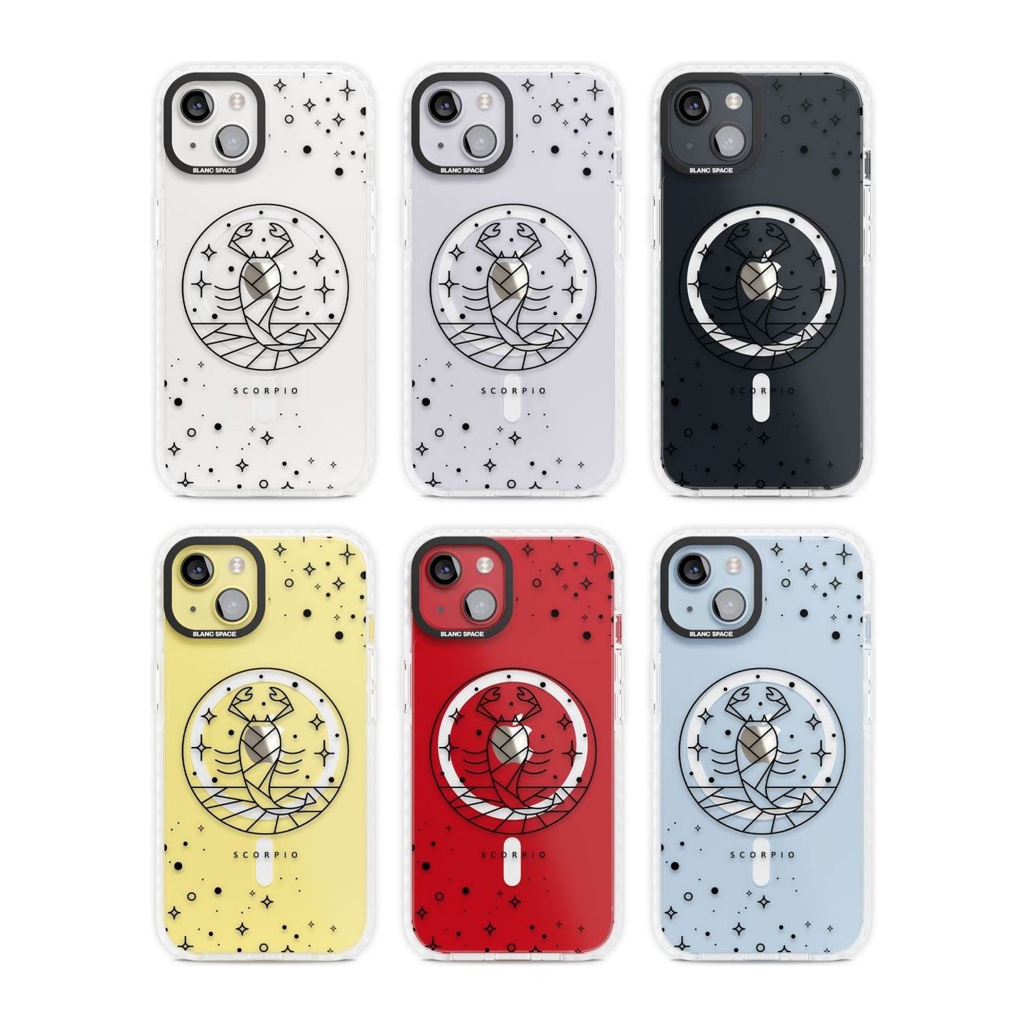 Emblème du Scorpion - Design Cosmique