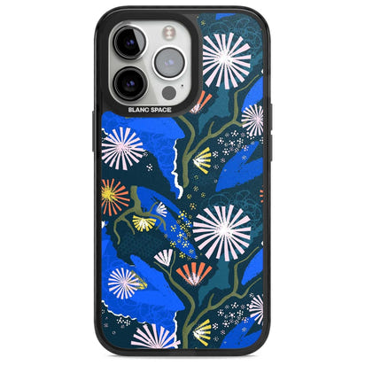 Dark Botanicals Abstract Pattern