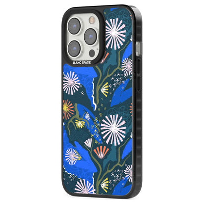 Dark Botanicals Abstract Pattern