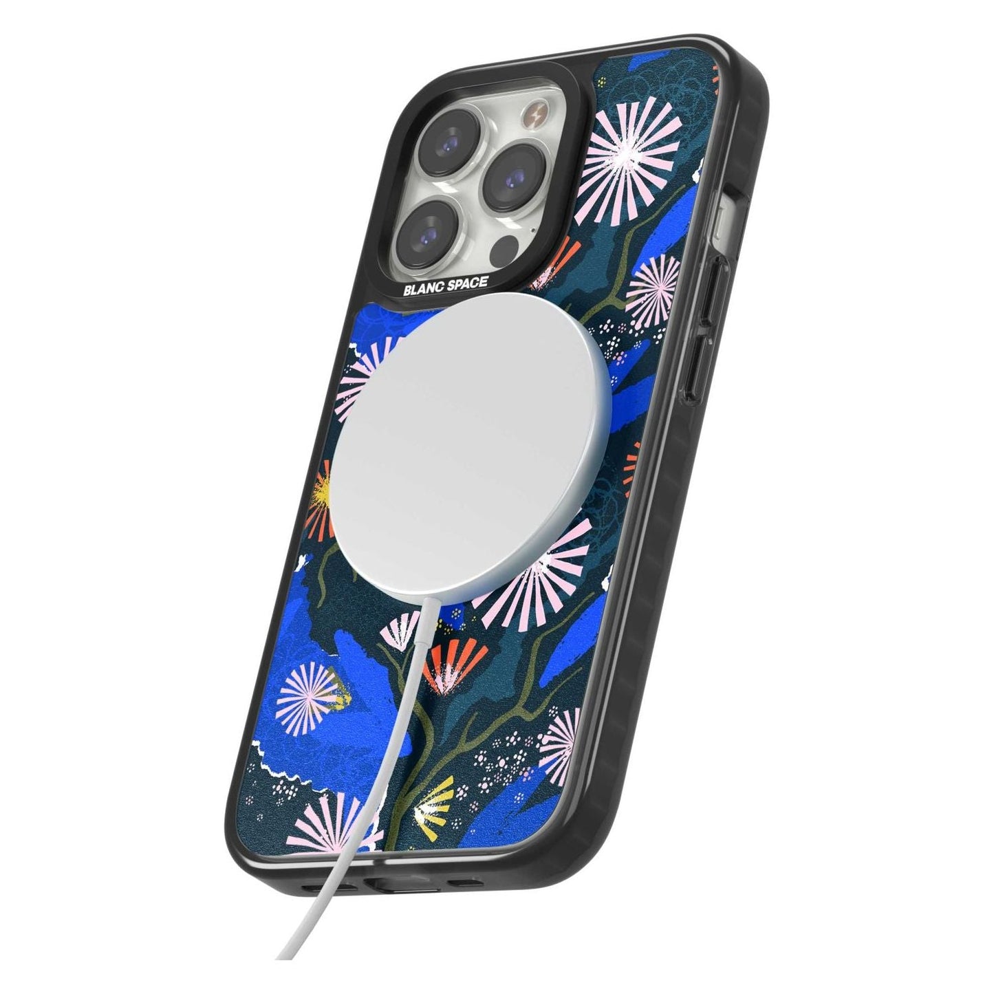 Dark Botanicals Abstract Pattern