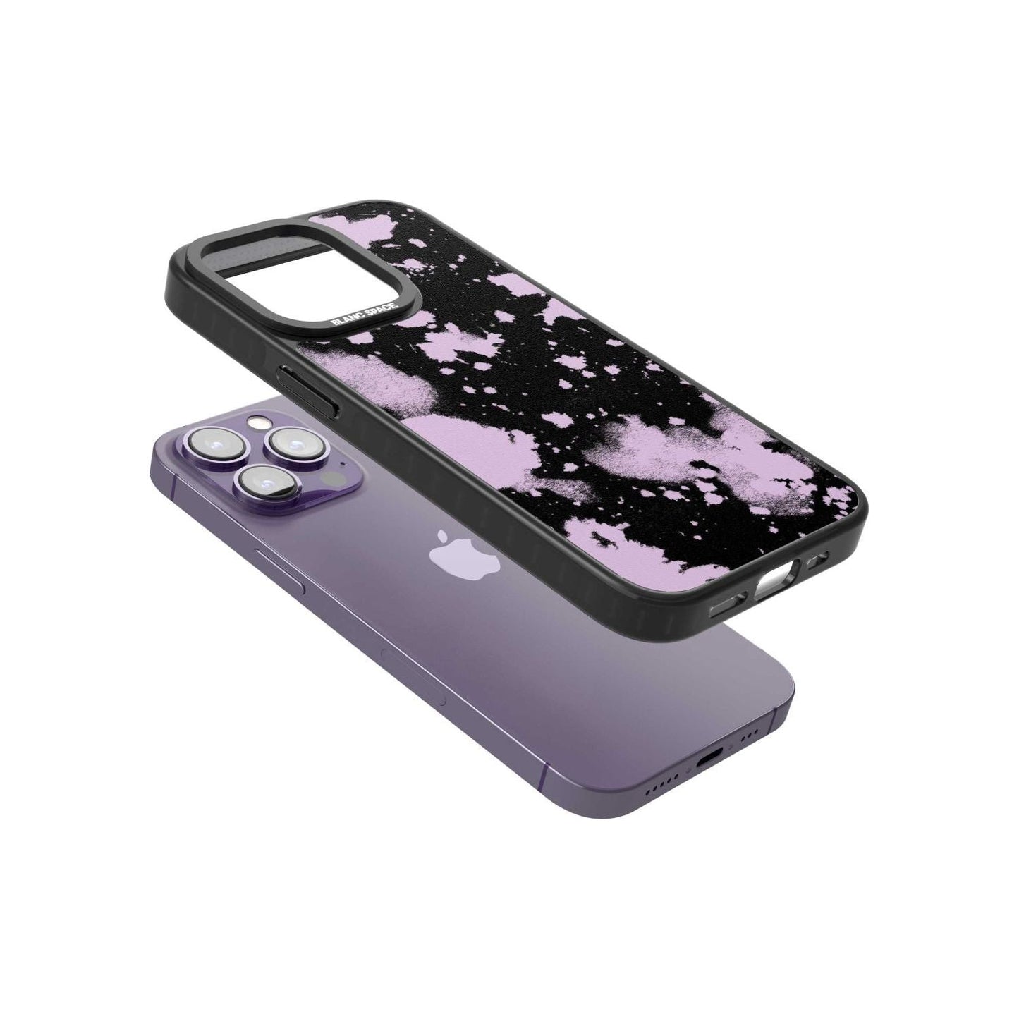 Pink & Black Acid Wash Tie Dye