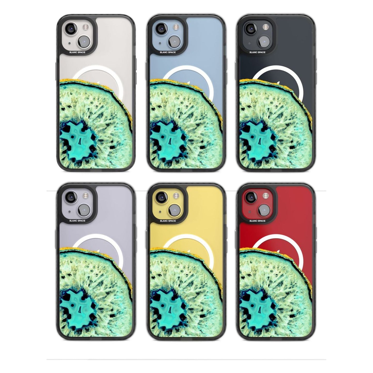 Géode turquoise en cristal