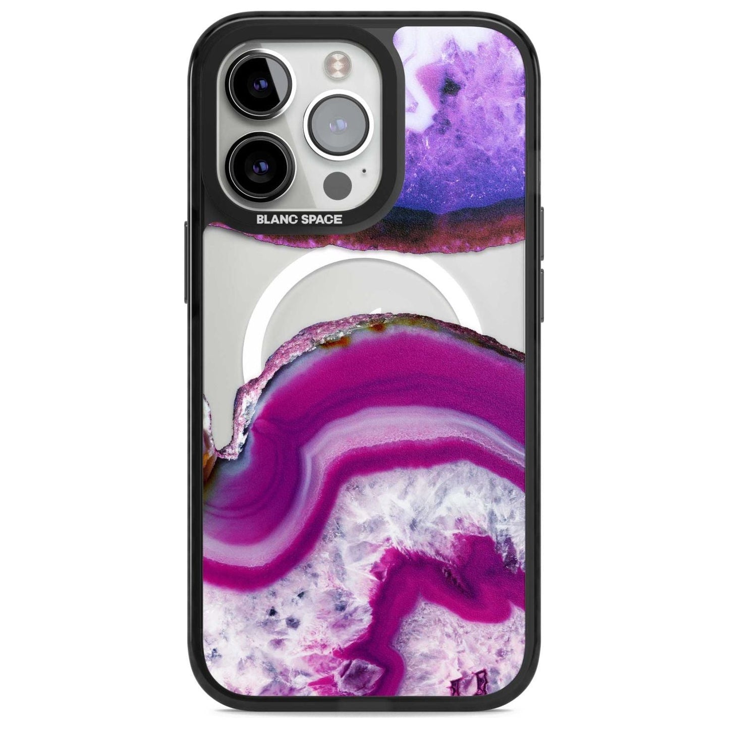 Tranche de cristal d'améthyste