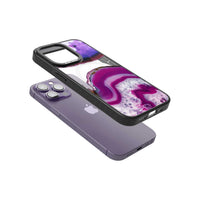 Tranche de cristal d'améthyste