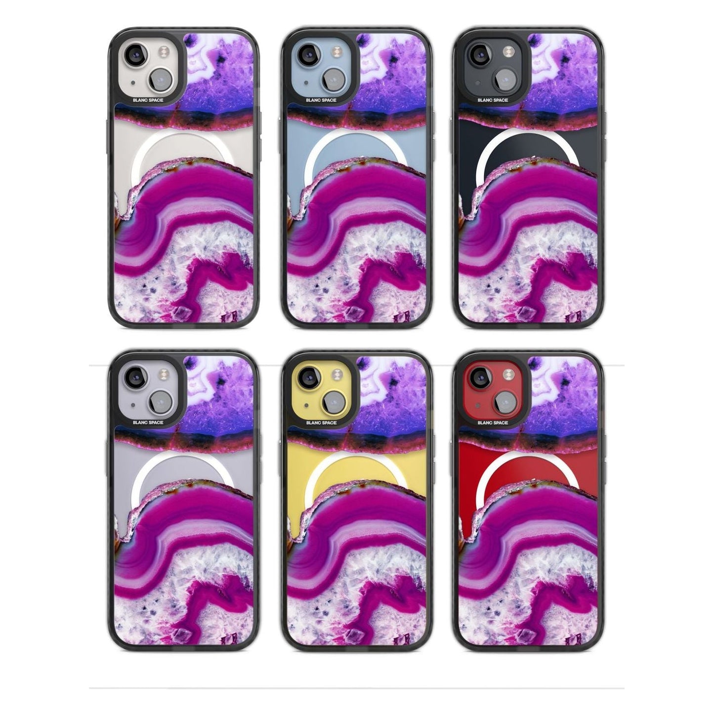 Tranche de cristal d'améthyste