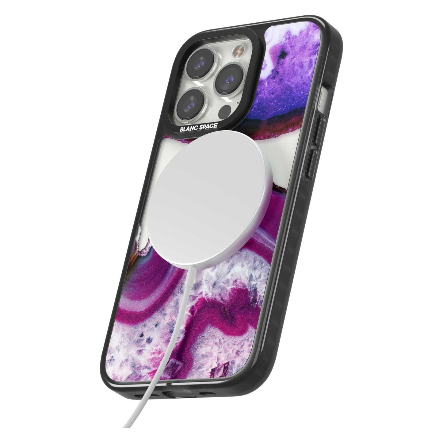 Tranche de cristal d'améthyste