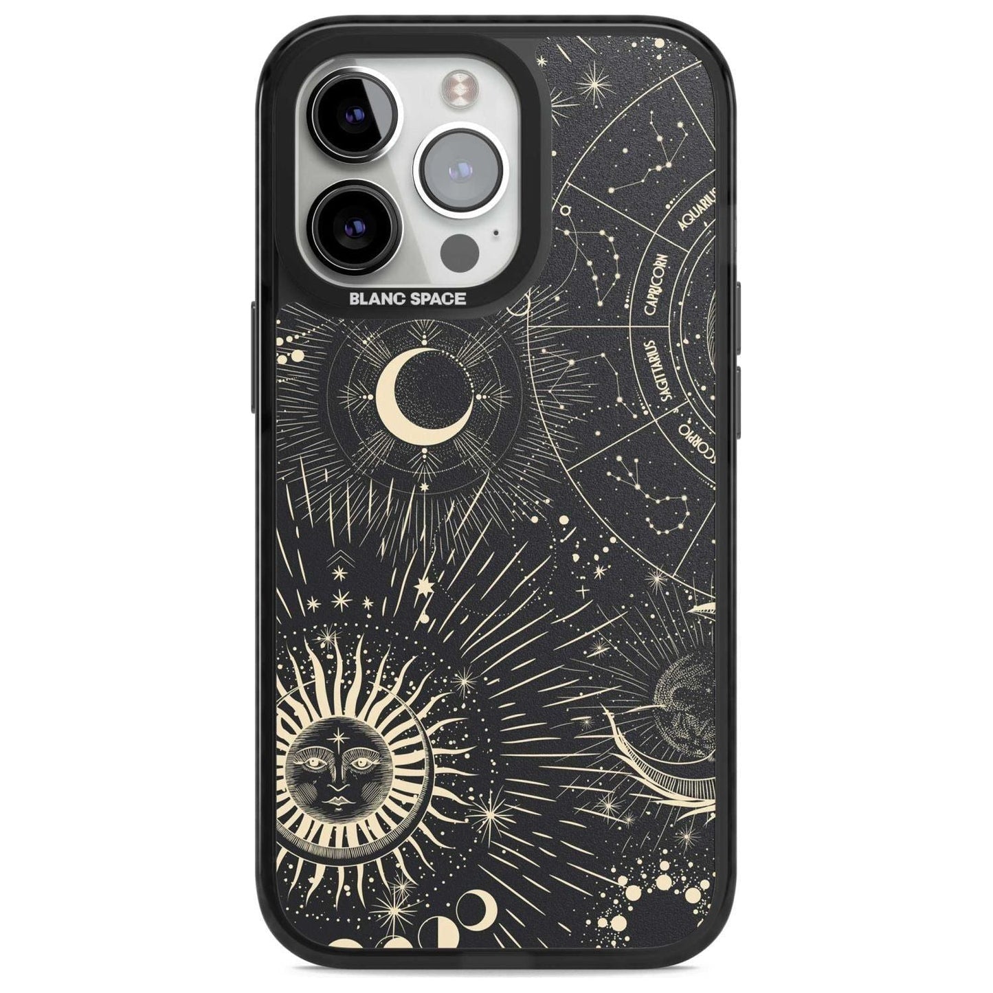 Soleil cosmique et symboles du zodiaque