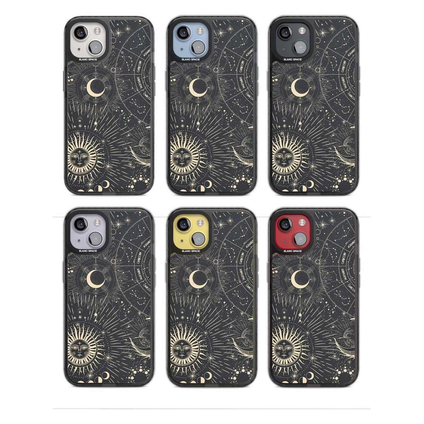 Soleil cosmique et symboles du zodiaque