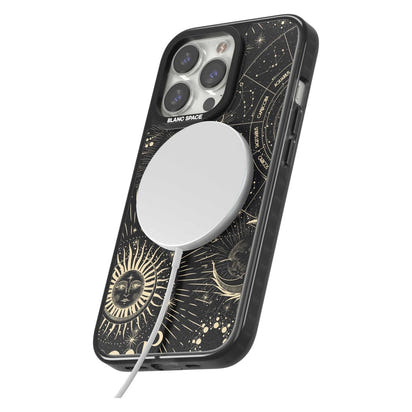 Soleil cosmique et symboles du zodiaque