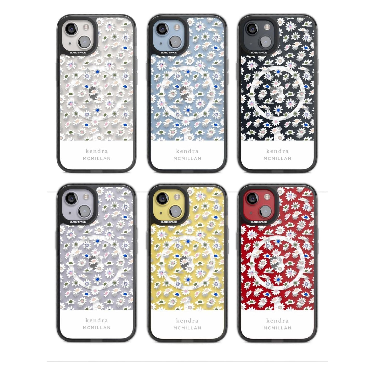 Personalised Grey & White Daisies