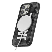 Personalised Black Camo Name Vertical