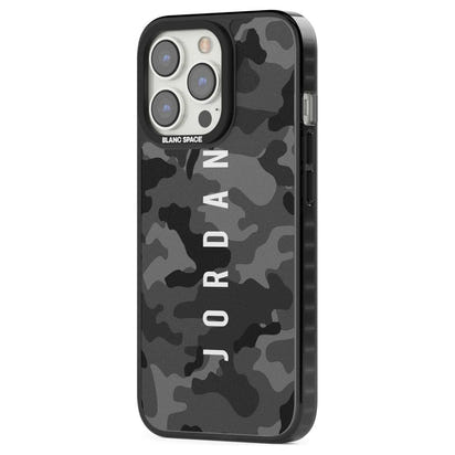Personalised Black Camouflage Name
