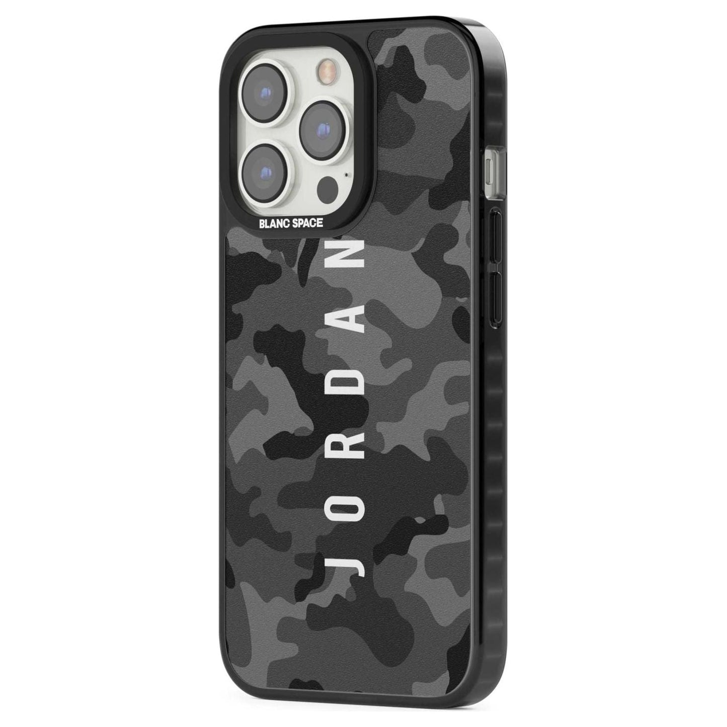 Personalised Black Camouflage Name