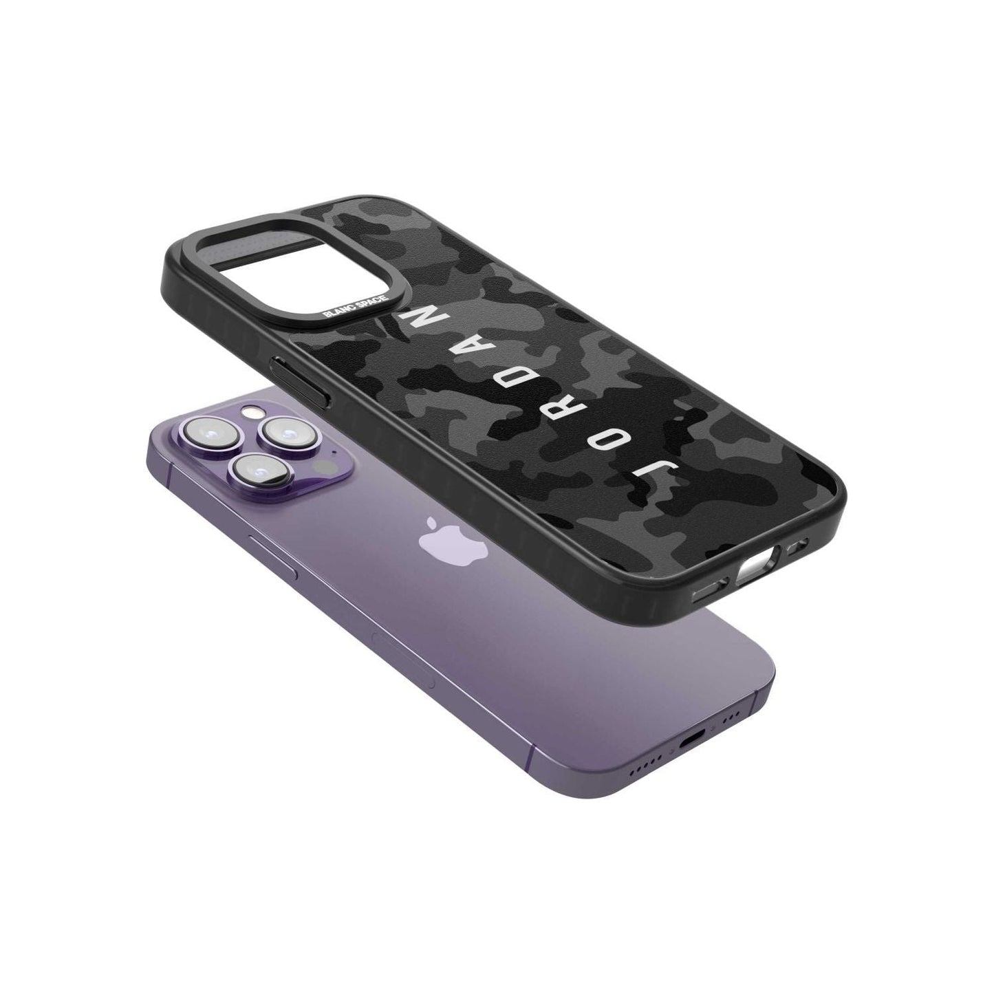 Personalised Black Camouflage Name