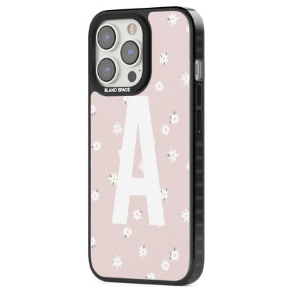 Personalised Pink Daisy Initial