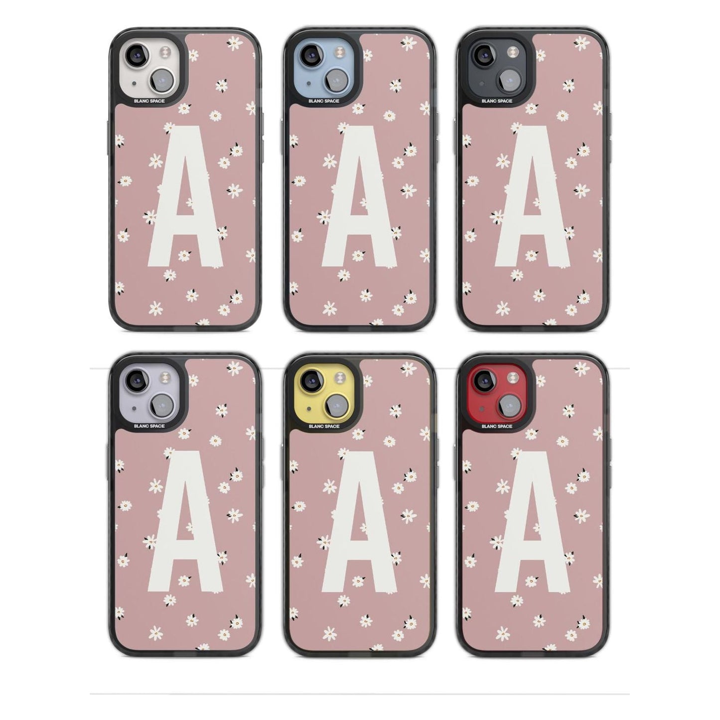 Personalised Pink Daisy Initial