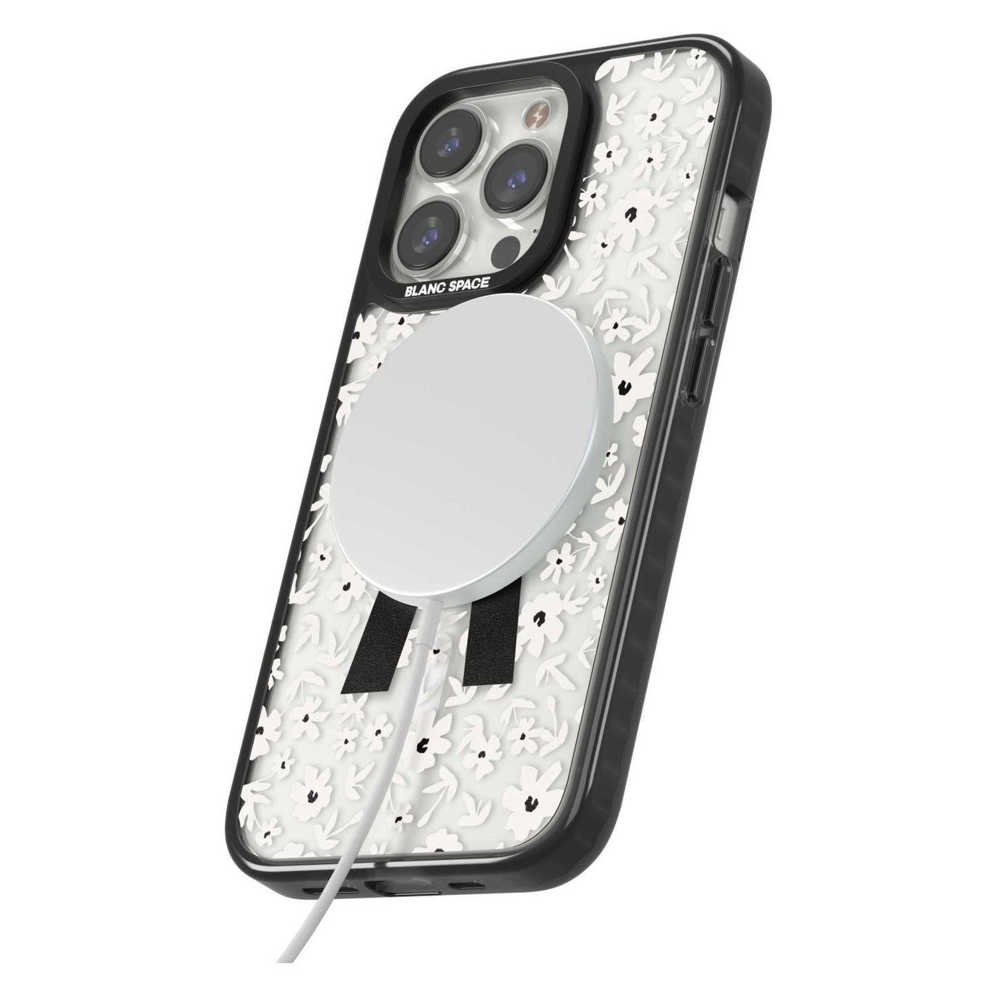 Initiale en gras personnalisée et florale