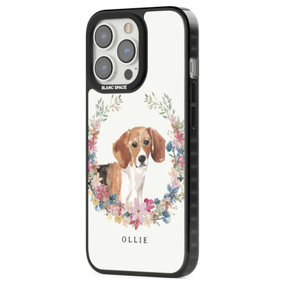 Personalised Beagle Floral Portrait