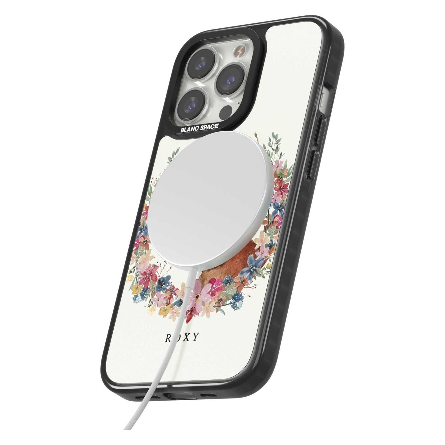 Personalised Tan Dachshund Floral Portrait