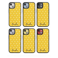 Personalised Yellow Polka Dot