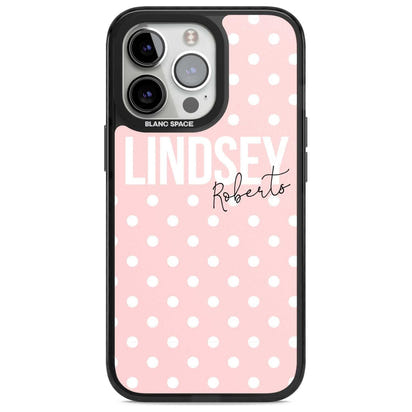 Personalised Pink Polka
