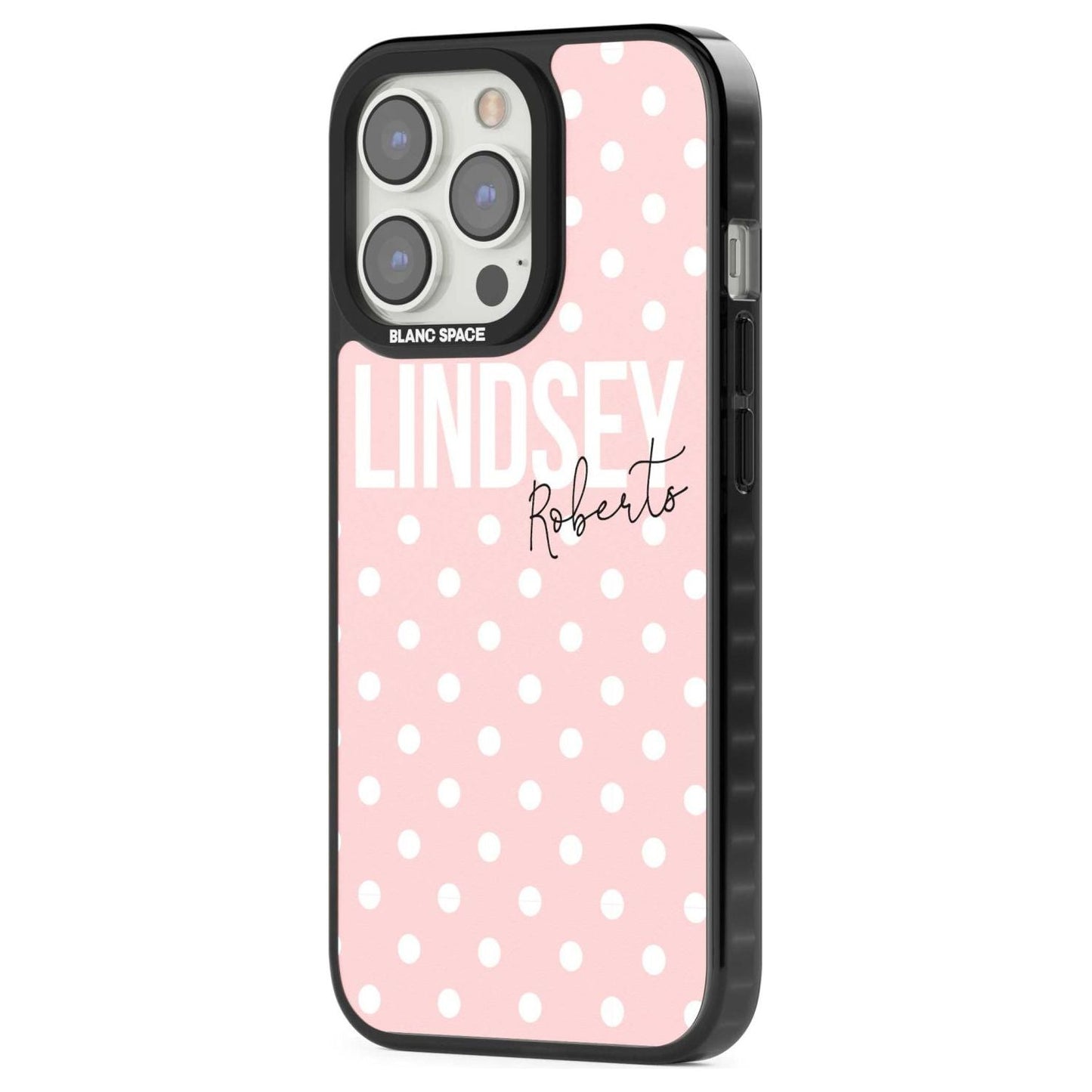 Personalised Pink Polka