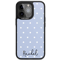 Personalised Simple Light Blue Dots