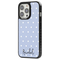 Personalised Simple Light Blue Dots