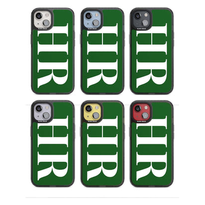 Lettres personnalisées blanches et vert d'eau