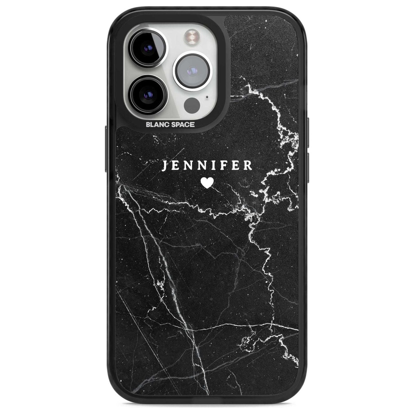 Personalised Black Marble