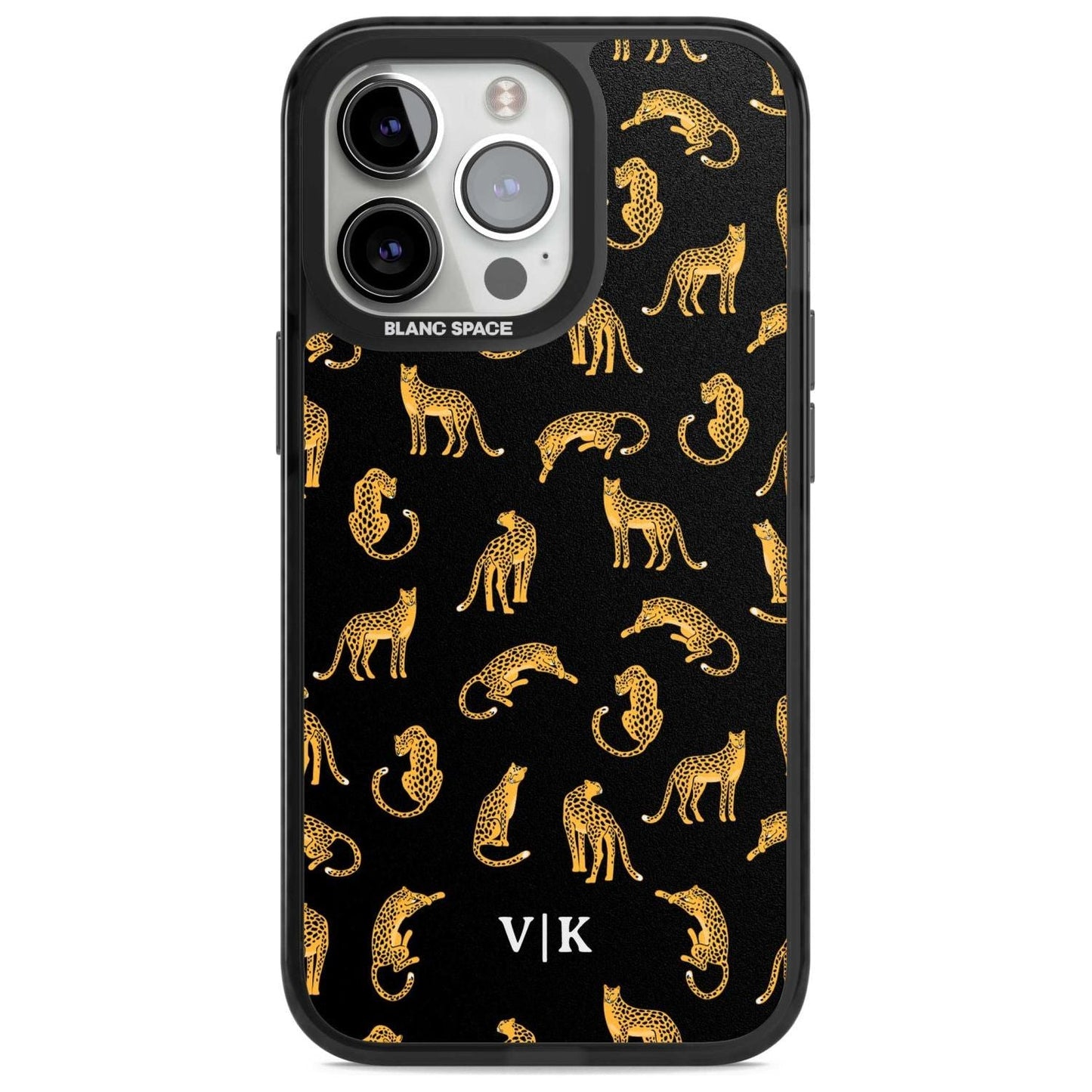 Personalised Gold Cheetah Pattern