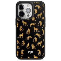 Personalised Gold Cheetah Pattern